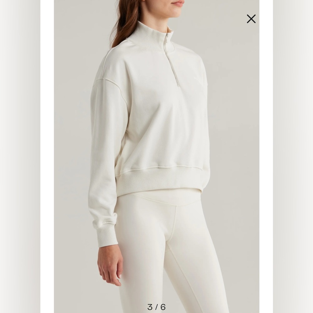 Sweaty Betty Revive Half Zip Crop Sweatshirt size xl/xxl NWT - Picture 9 of 11